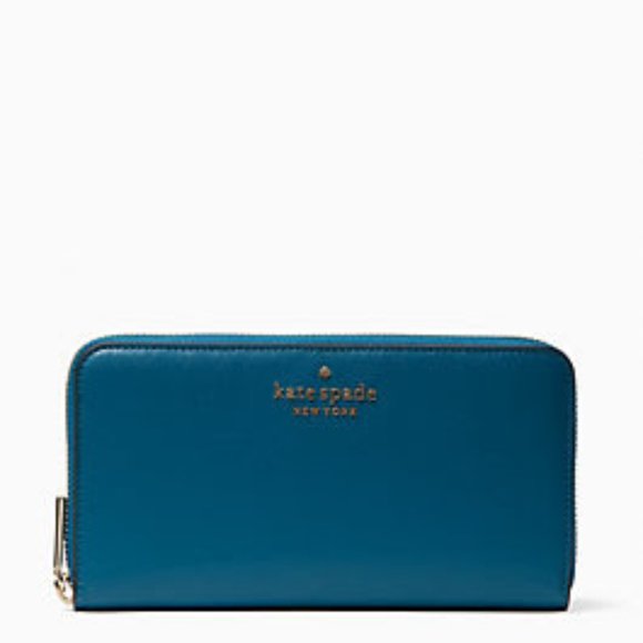 Kate Spade New York Handbags - Kate Spade New York Staci Large Continental Wallet, Dark Peacock Blue